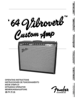Fender 64-Vibroverb-Custom - Owners Manual